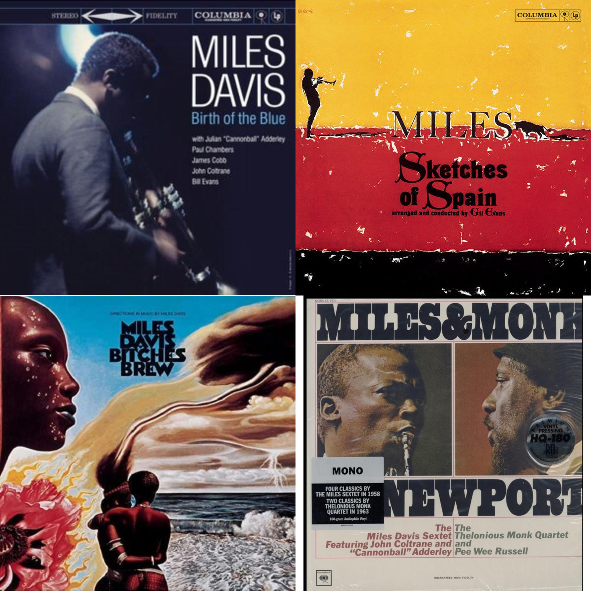 Birth Of The Blue  (180G) & Sketches Of Spain (Mono) & Bitches Brew & Miles & Monk At Newport (Mono)