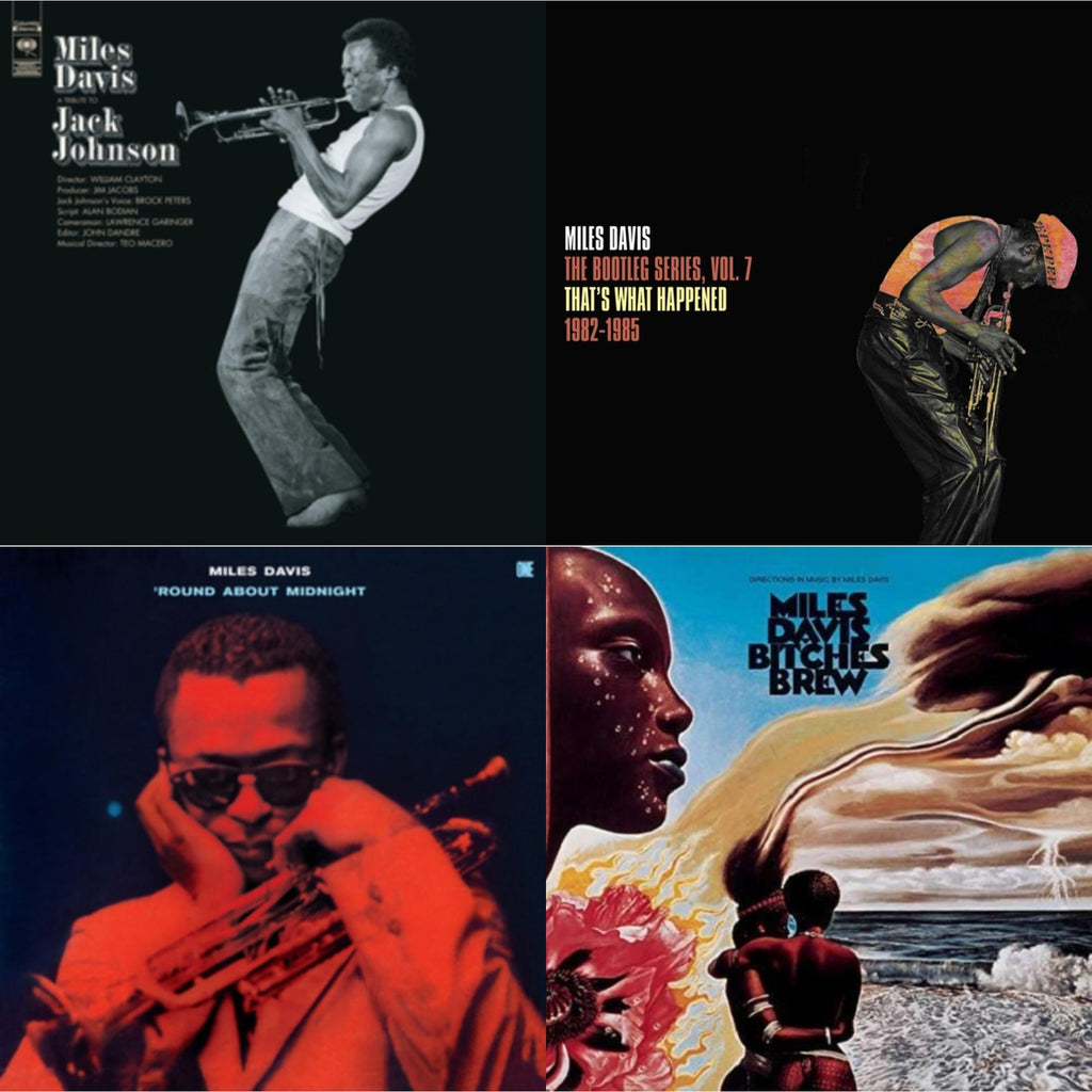 Tribute To Jack Johnson (140G/Dl Insert) & Bootleg Series Vol. 7: That’S What Happened 1982-1985 (2LP/White Vinyl) & Round About Midnight (Limited Edition) & Bitches Brew