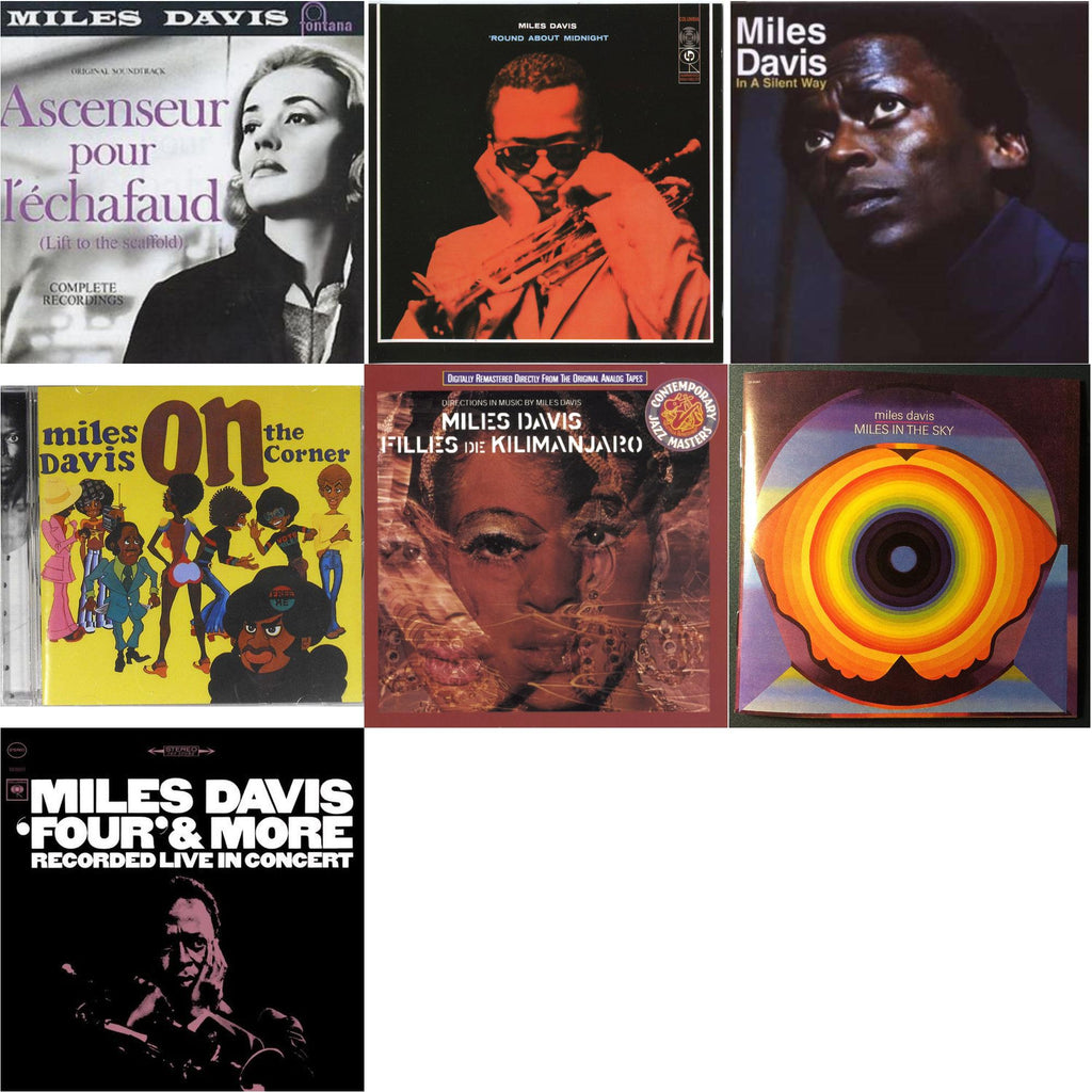L'ascenseur Pour L'echafaud & Round About Midnight & In A Silent Way & On The Corner & Filles De Kilimanjaro & Miles In The Sky & Four & More
