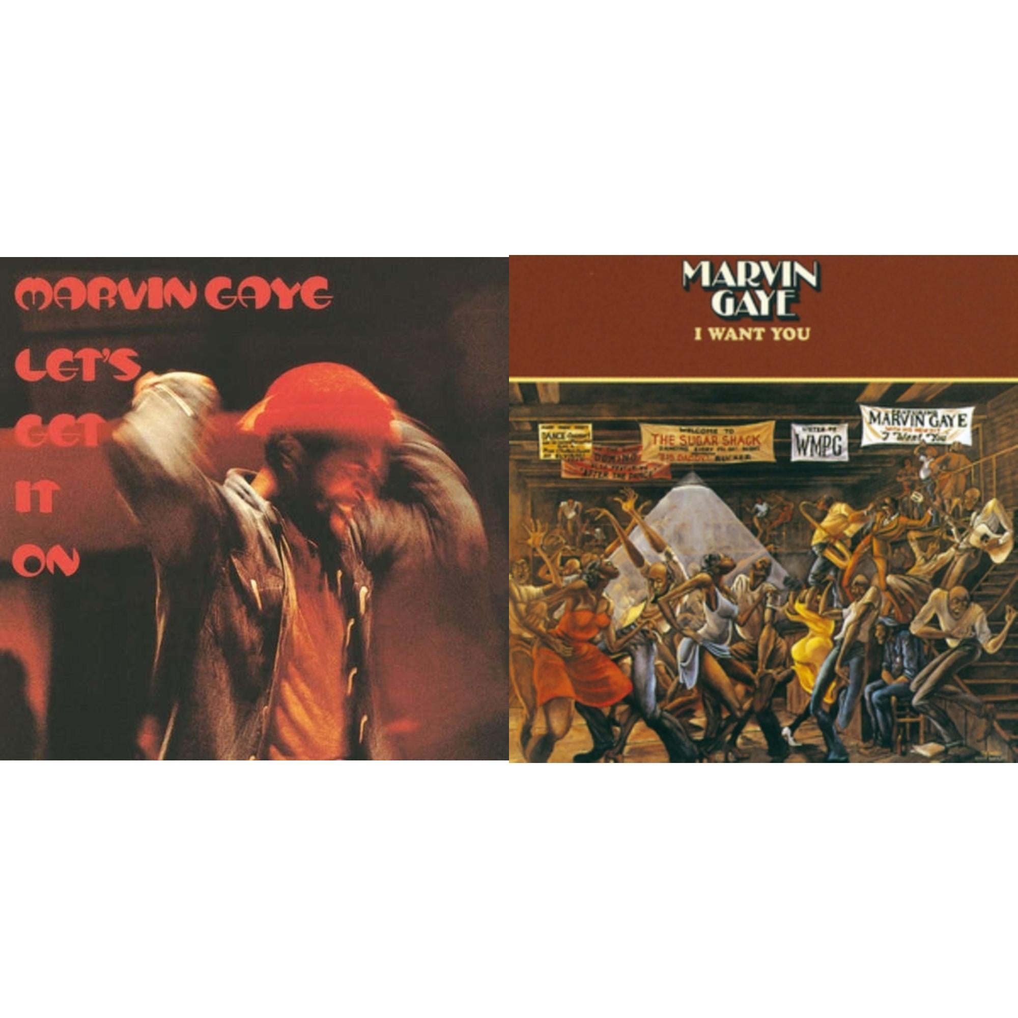 Marvin Gaye - I Want You & Let's Get It On - LP Vinyl Bundle