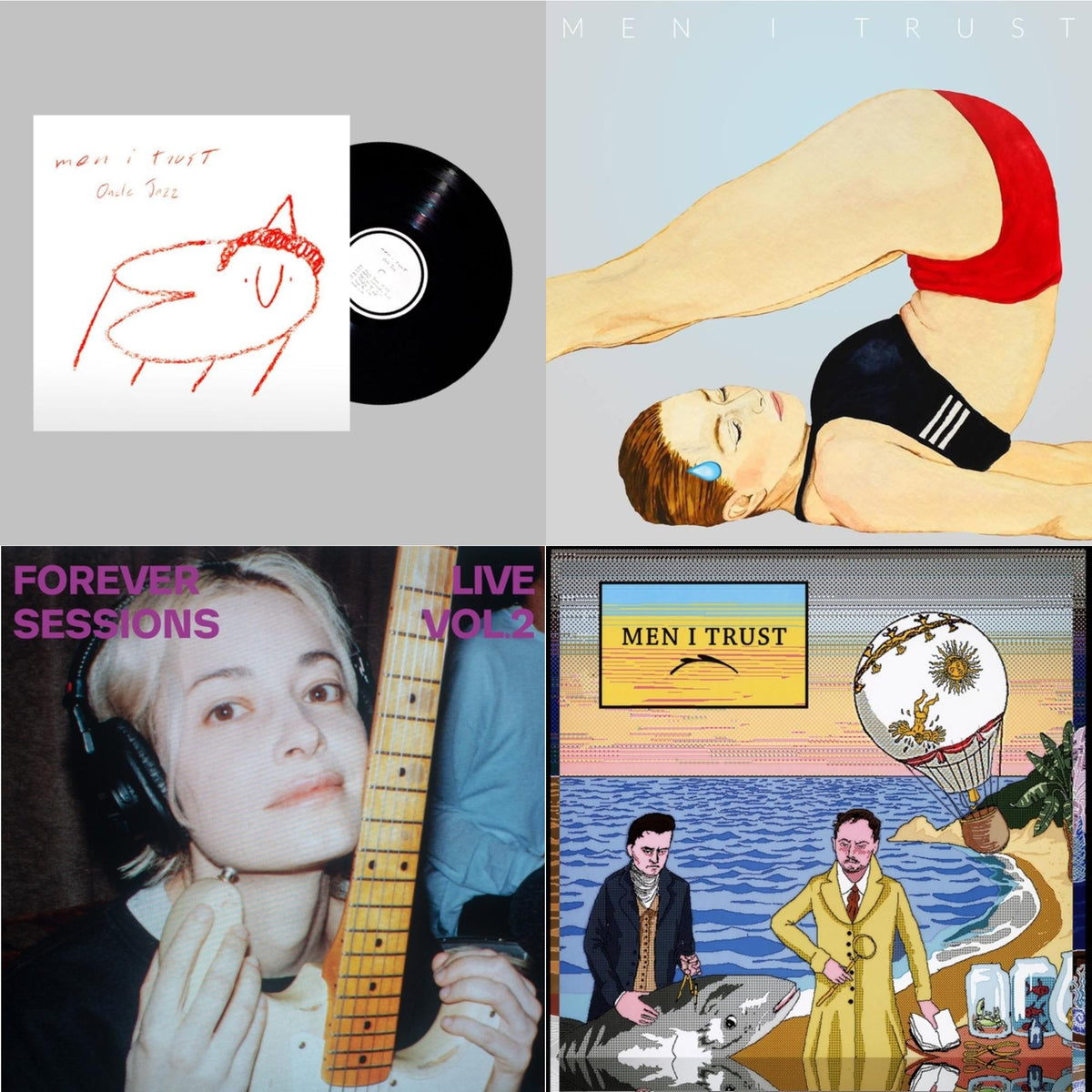 Oncle Jazz (2LP) & Headroom & Forever Live Sessions Vol 2  & Men I Trust