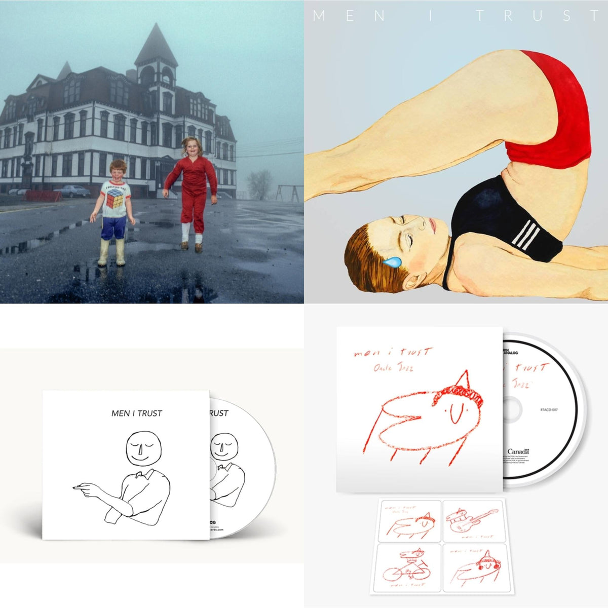 This is a 4 CD SKU bundle.
1.This CD is brand new.Format: CDMusic Style: Indie PopThis item's title is: Untourable AlbumArtist: Men I TrustLabel: Return To AnalogBarcode: 722056197120Release Date: 9/24/2021
2.This CD is brand new.