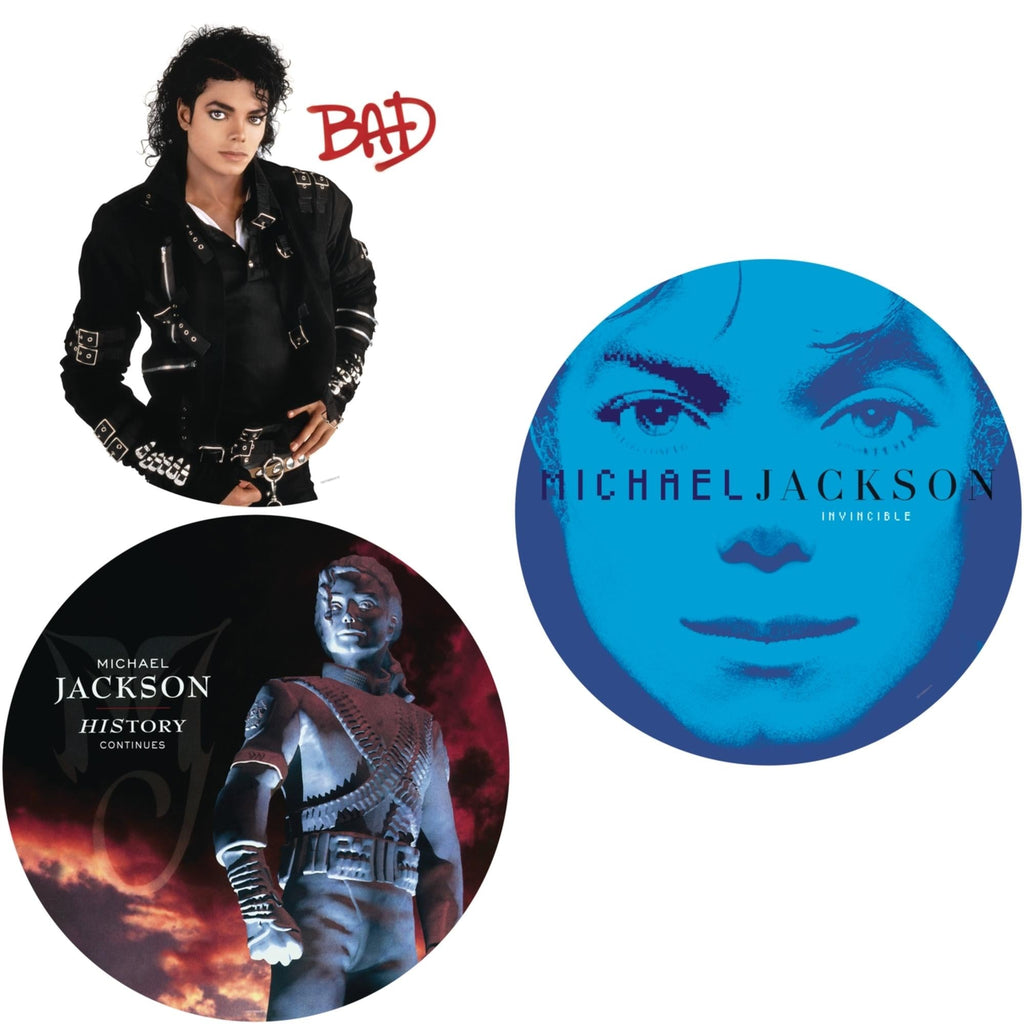 Bad (Picture Disc) & History: Continues (2LP/Picture Disc) & Invincible (2LP/Picture Disc)