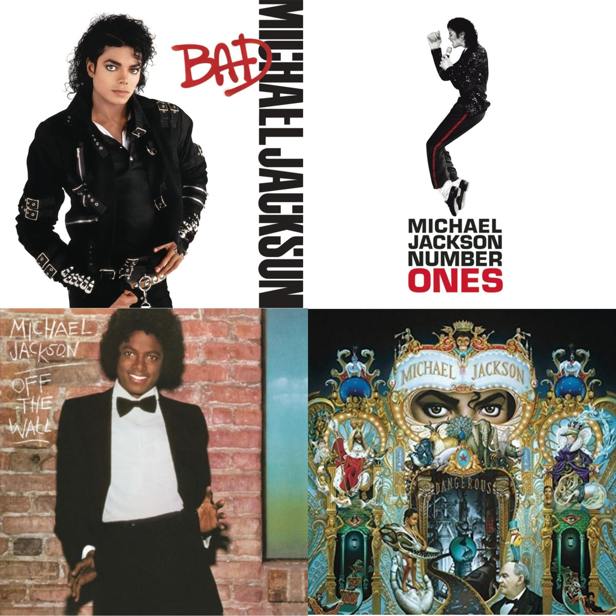 Off The Wall & Bad & Number Ones & Dangerous
