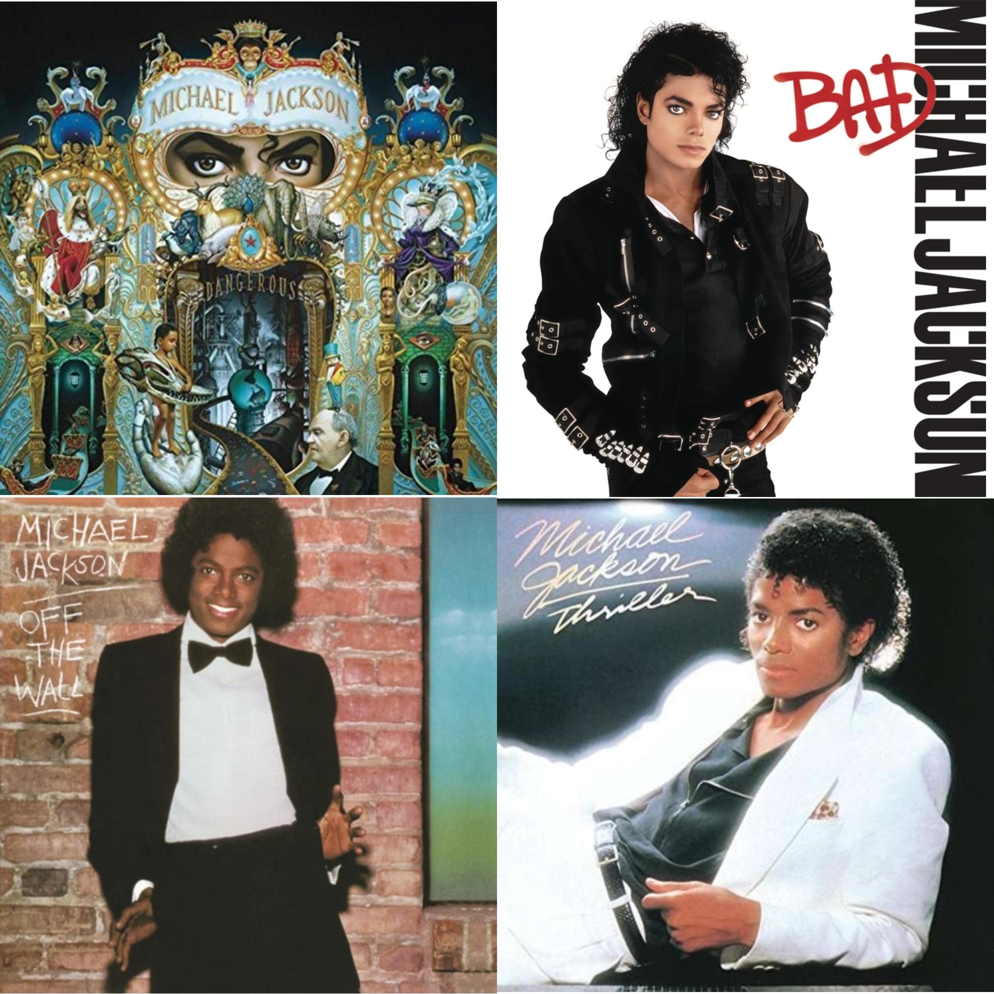 Off The Wall & Bad & Thriller & Dangerous