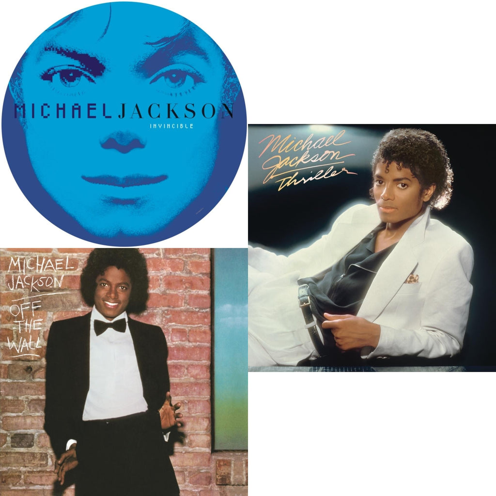 Invincible (2LP/Picture Disc) & Thriller (140G/Gatefold) & Off The Wall (140G/Gatefold)