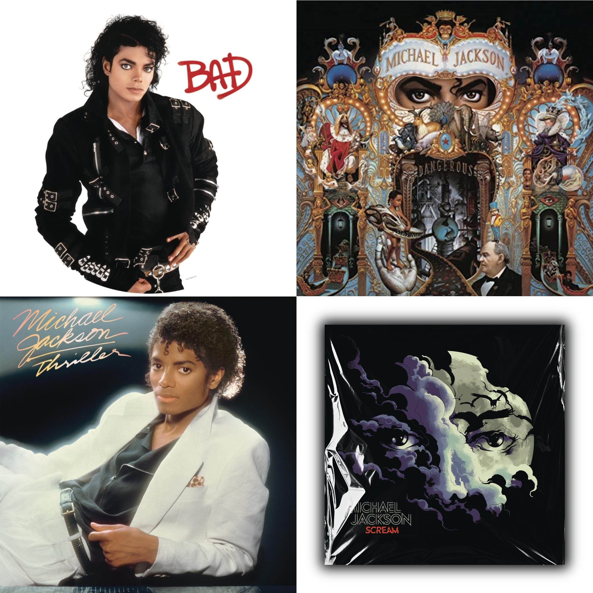 Bad (Picture Disc) & Dangerous (180G/2LP) & Thriller (140G/Gatefold) & Michael Jackson - Scream (2LP) (New LP Vinyl)