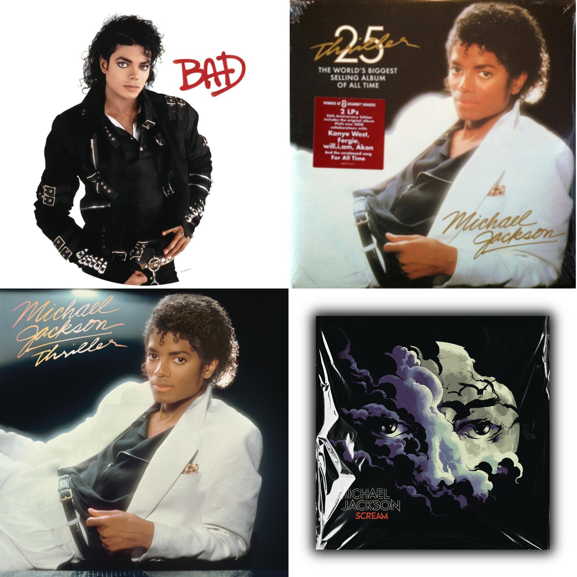 Bad (Picture Disc) & Thriller (25Th Anniversary Edition/2LP/180G/Gatefold) & Thriller (140G/Gatefold) & Michael Jackson - Scream (2LP) (New LP Vinyl)