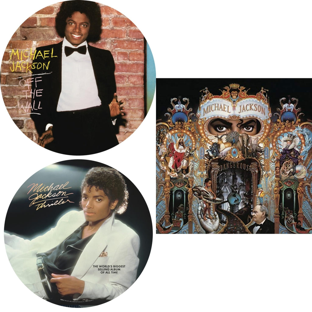 Off The Wall (Picture Disc) & Thriller (Picture Disc) & Dangerous (180G/2LP)