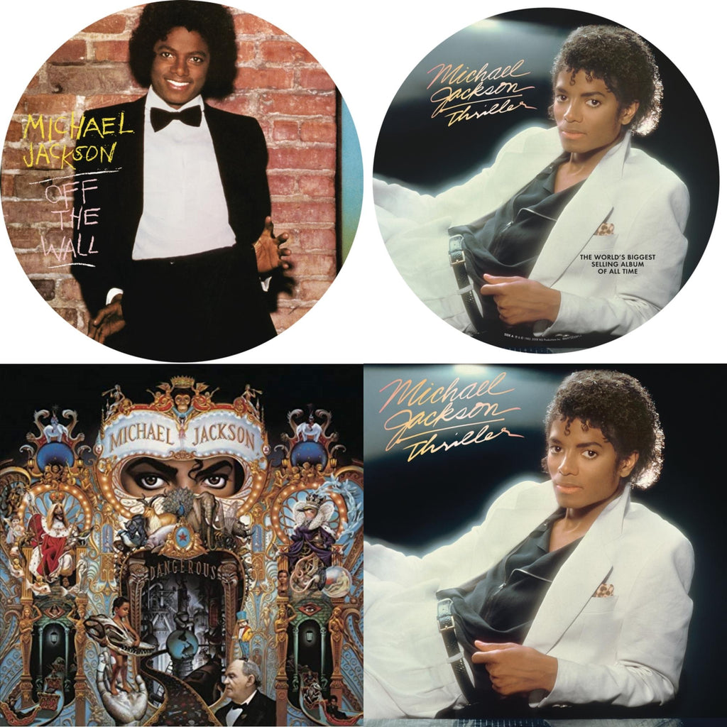 Off The Wall (Picture Disc) & Thriller (Picture Disc) & Dangerous (180G/2LP) & Thriller (140G/Gatefold)