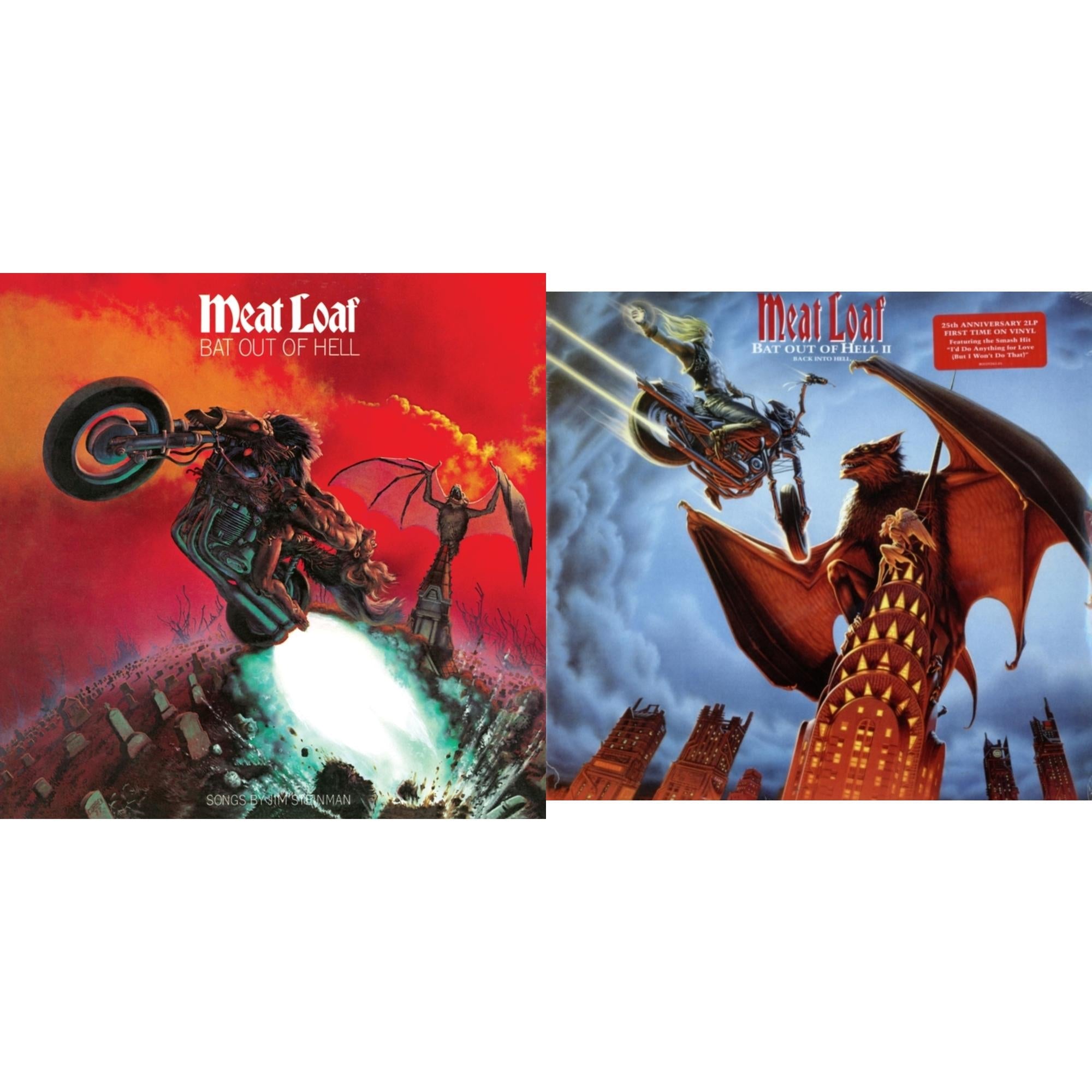Bat Out Of Hell (150G) & Bat Out Of Hell Ii: Back Into Hell (2 LP)
