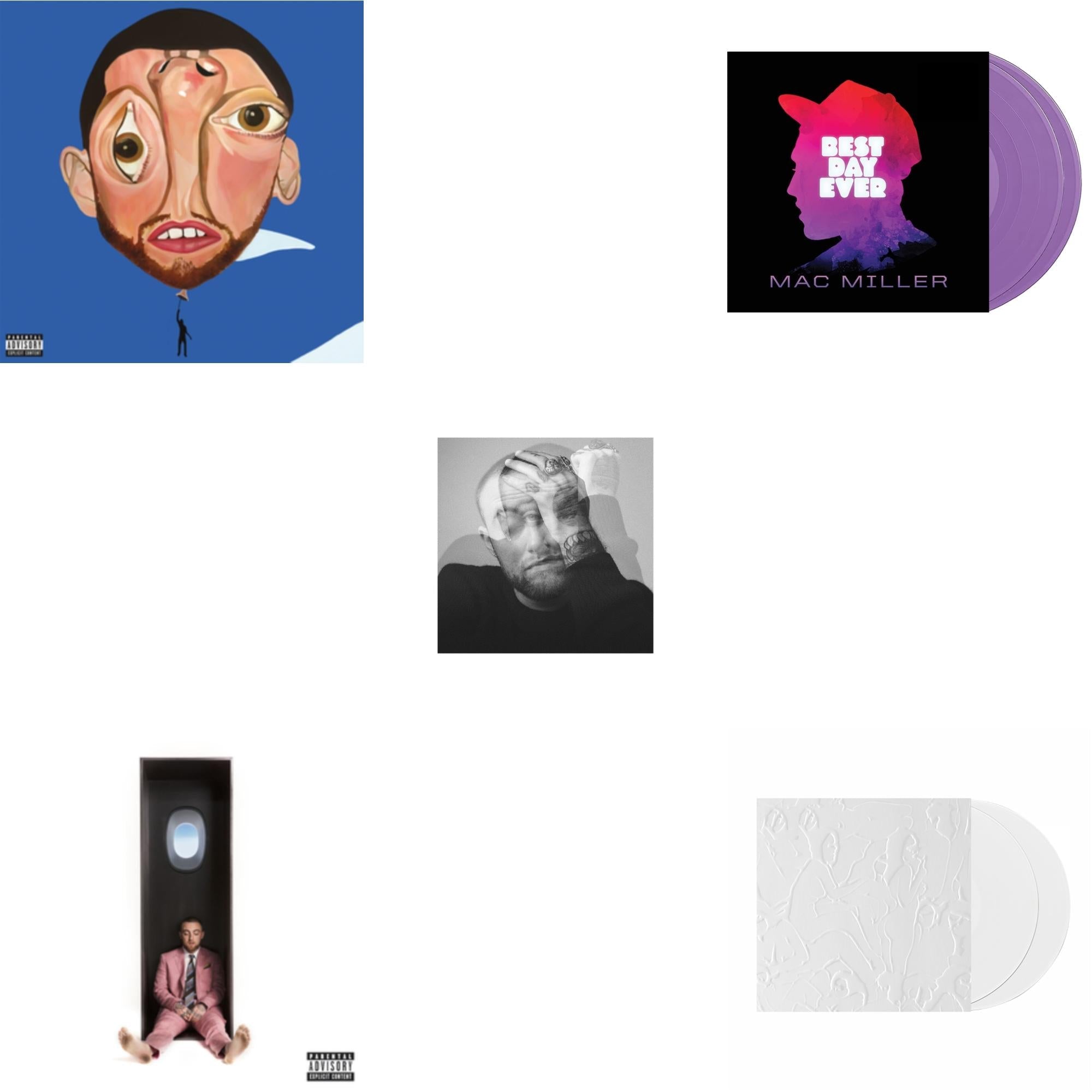 Balloonerism (2LP) & Swimming (X) & Circles (2LP/Clear Vinyl) & Best Day Ever (Lavender Vinyl/2LP) & Macadelic (White Vinyl/2LP)