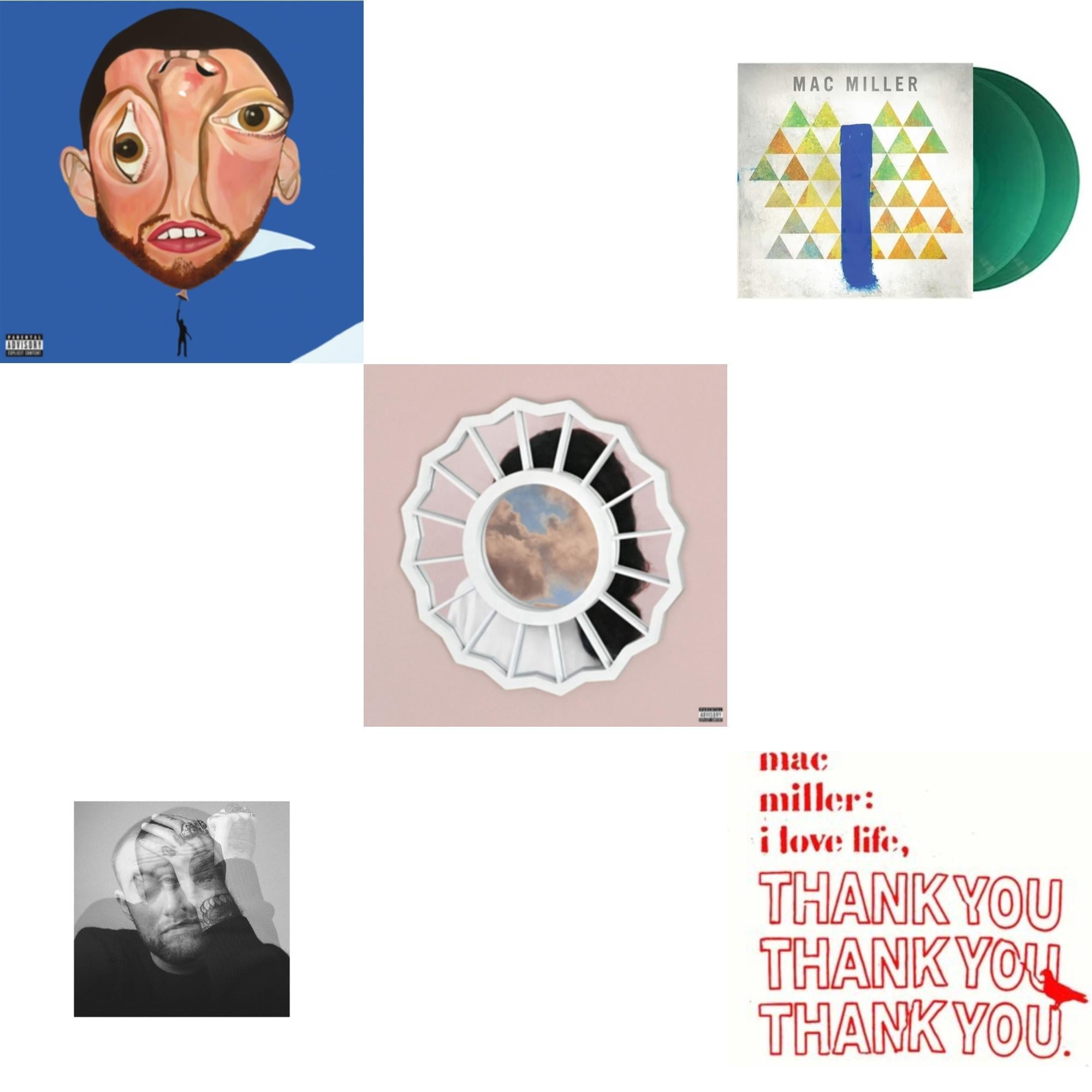 Balloonerism (2LP) & Circles (2LP/Clear Vinyl) & Divine Feminine (X) & Blue Slide Park (Translucent Green Vinyl/2LP) & I Love Life, Thank You (Clear LP Vinyl)
