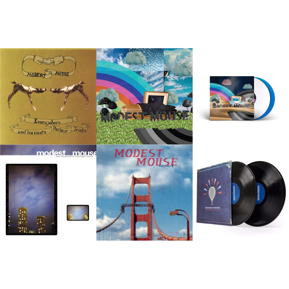 Everywhere & His Nasty Parlor Tricks (180G) & Golden Casket (X) (2LP) & Golden Casket (X) (Deluxe/Limited Edition/White & Sky Blue Vinyl/2LP) (I) & Lonesome Crowded West (2LP) & Interstate 8 & We Were Dead Before The Ship Even Sank