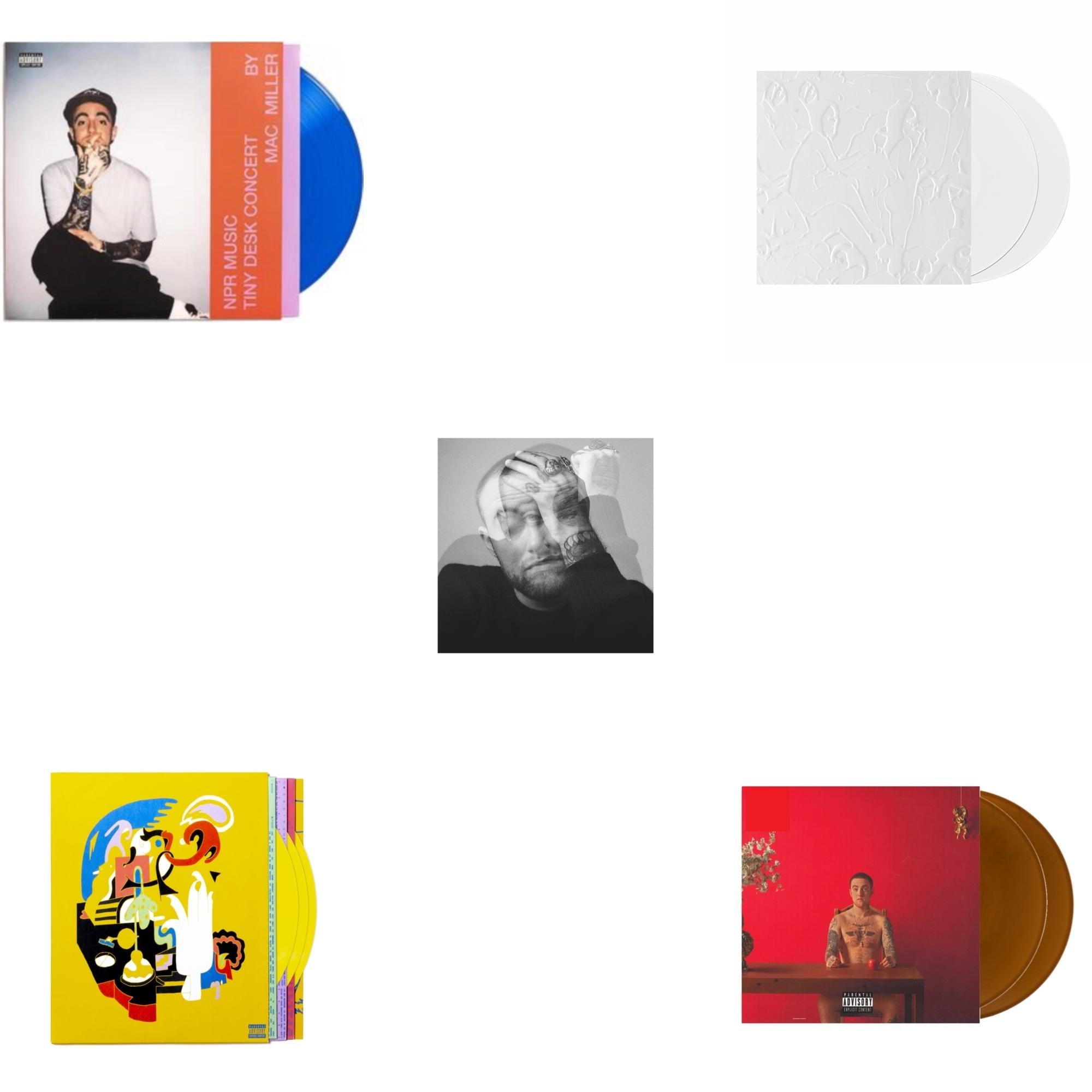 Npr Music Tiny Desk Concert (Translucent Blue LP Vinyl/B-Side Etching/Insert) & Faces (3LP/Yellow Vinyl) & Circles (White Vinyl/2LP) & Macadelic (White Vinyl/2LP) & Watching Movies With The Sound Off (Brown Vinyl/2LP)