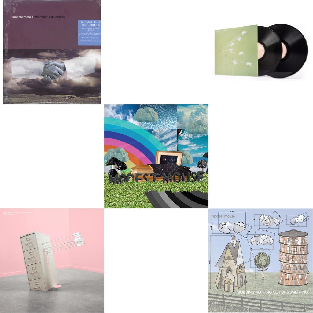 This is a 5 LP Vinyl SKU bundle.
1.This LP Vinyl is brand new.Format: LP VinylMusic Style: Alternative RockThis item's title is: Golden Casket (X) (2LP)Artist: Modest MouseLabel: EPICBarcode: 194398941011Release Date: 9/10/2021
2.This LP Vinyl is brand new.