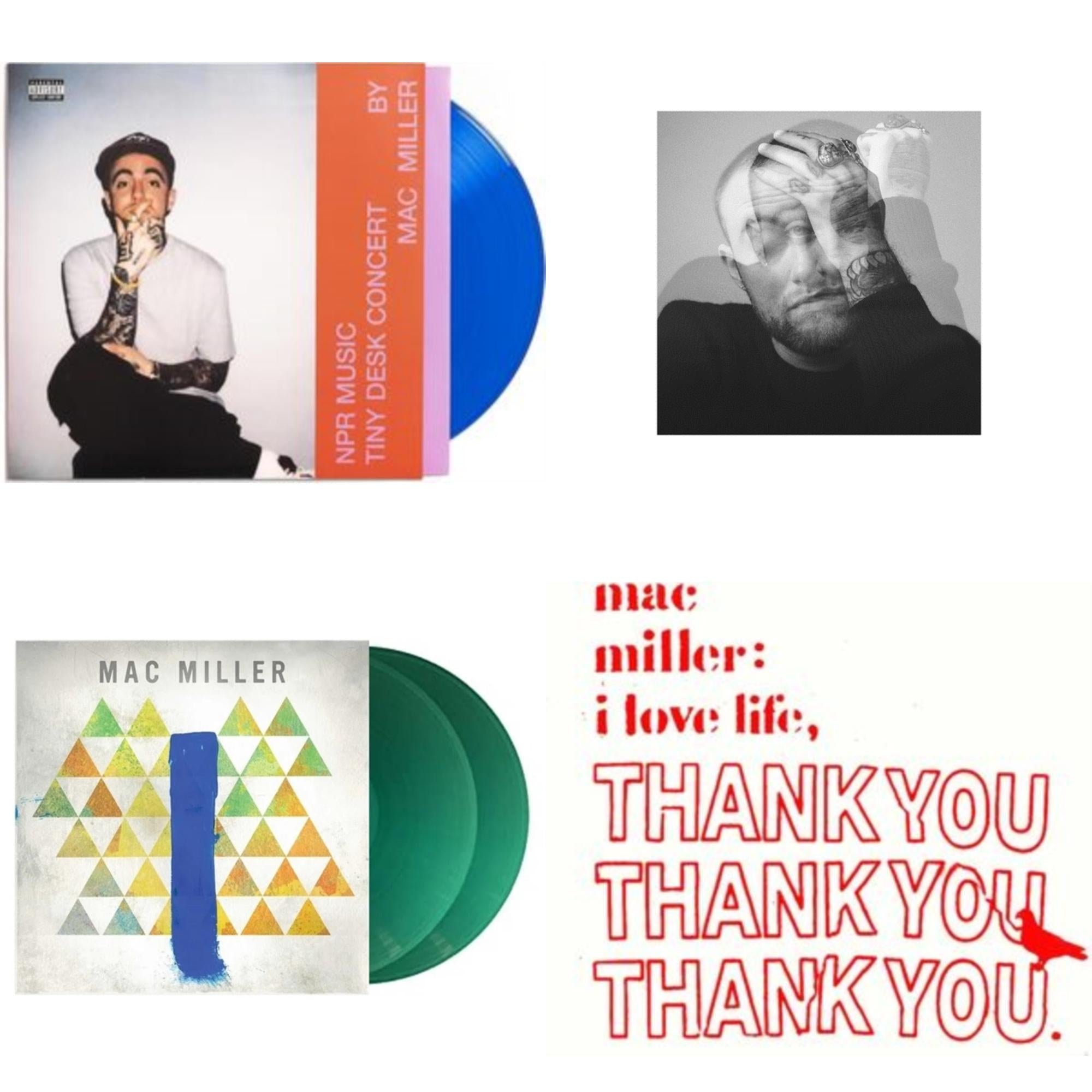 Npr Music Tiny Desk Concert (Translucent Blue LP Vinyl/B-Side Etching/Insert) & Circles (2LP/Clear Vinyl) & Blue Slide Park (Translucent Green Vinyl/2LP) & I Love Life, Thank You (Clear LP Vinyl)