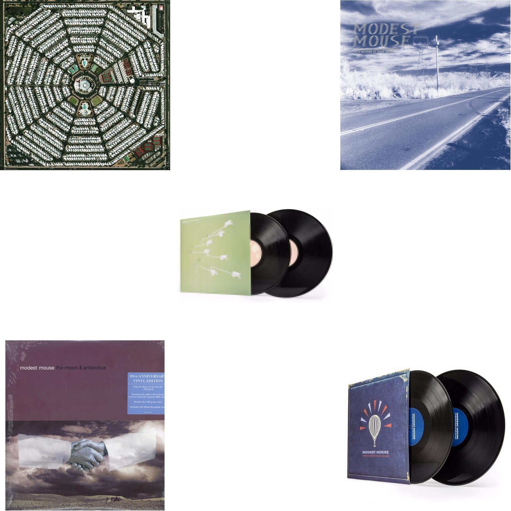 This is a 5 LP Vinyl SKU bundle.
1.This LP Vinyl is brand new.Format: LP VinylMusic Style: Alternative RockThis item's title is: Good News For People Who Love Bad News (Pa/2LP/180G/Gatefold)Artist: Modest MouseLabel: LEGACYBarcode: 696998712515Release Date: 4/6/2004
2.
