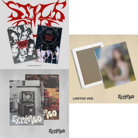 This is a 3 CD SKU bundle.
1.This CD is brand new.Format: CDThis item's title is: Fe3o4: Stick Out (Nephelomancy Ver.)Artist: NmixxBarcode: 198704000126Release Date: 8/23/2024
2.This CD is brand new.