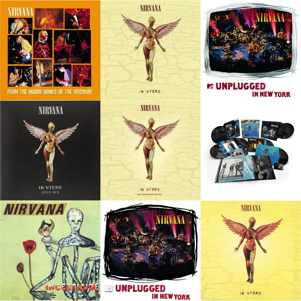 This is a 9 LP Vinyl SKU bundle.
1.This LP Vinyl is brand new.Format: LP VinylMusic Style: Alternative RockThis item's title is: Nevermind (30Th Anniversary/Super Deluxe/8LP/7Inch)Artist: NirvanaLabel: GEFFENBarcode: 602435979861Release Date: 5/27/2022
2.This LP Vinyl is brand new.