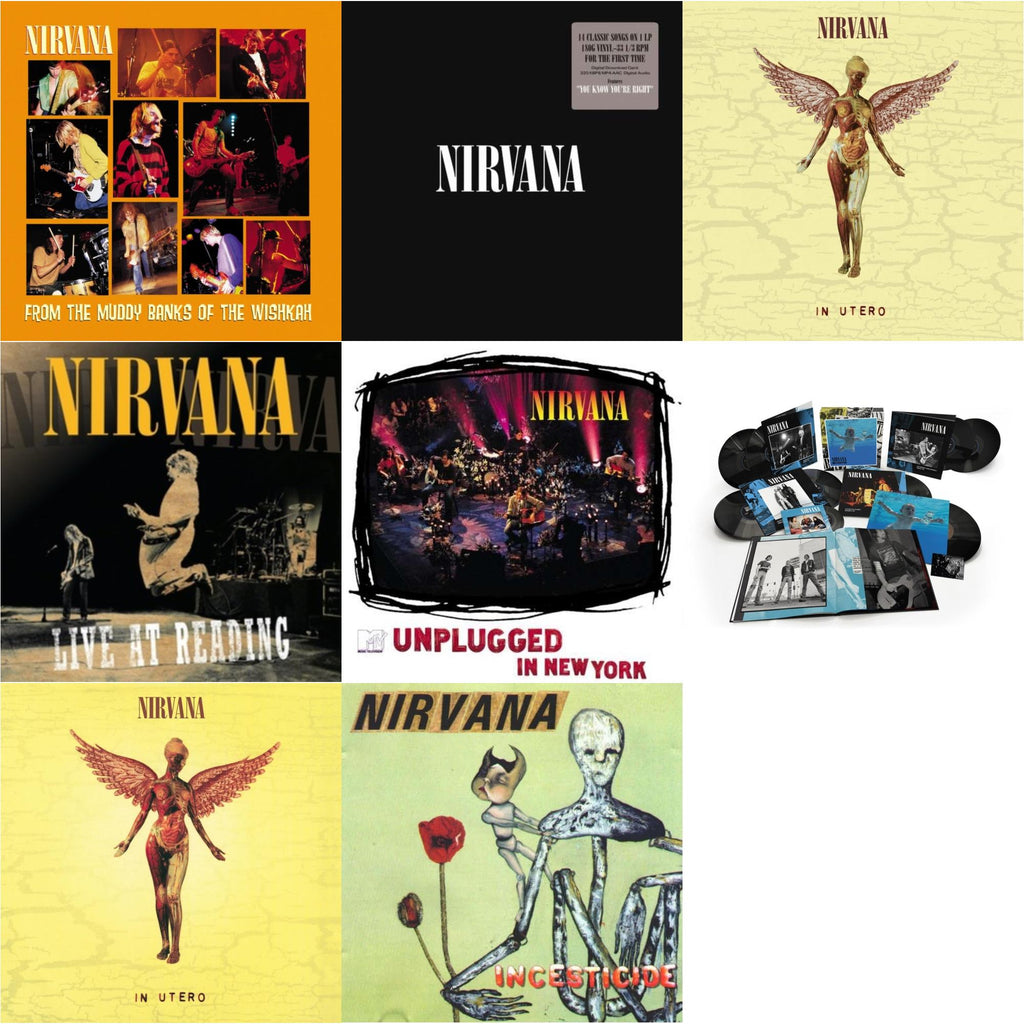 This is a 8 LP Vinyl SKU bundle.
1.This LP Vinyl is brand new.Format: LP VinylMusic Style: Alternative RockThis item's title is: Nevermind (30Th Anniversary/Super Deluxe/8LP/7Inch)Artist: NirvanaLabel: GEFFENBarcode: 602435979861Release Date: 5/27/2022
2.This LP Vinyl is brand new.