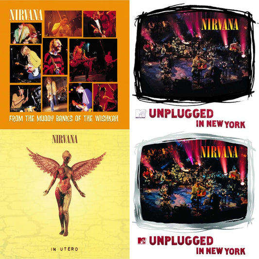 This is a 4 LP Vinyl SKU bundle.
1.This LP Vinyl is brand new.Format: LP VinylMusic Style: Alternative RockThis item's title is: Mtv Unplugged In New York (2 LP)Artist: NirvanaLabel: GEFFENBarcode: 602577307348Release Date: 11/1/2019
2.This LP Vinyl is brand new.