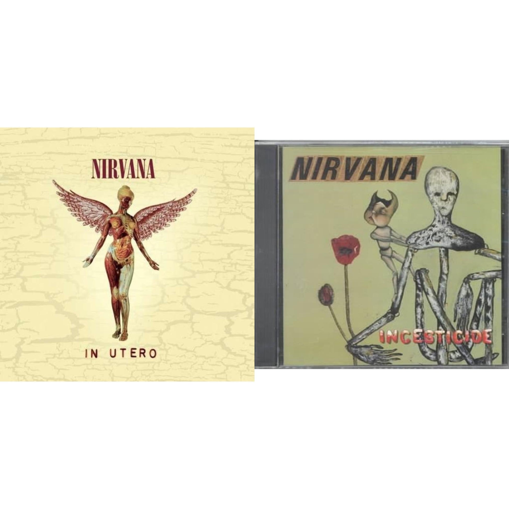 This is a 2 CD SKU bundle.
1.This CD is brand new.Format: CDMusic Style: GrungeThis item's title is: In UteroArtist: NirvanaLabel: GEFFENBarcode: 602537502950Release Date: 9/24/2013
2.This CD is brand new.