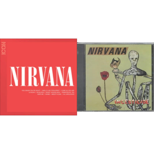 This is a 2 CD SKU bundle.
1.This CD is brand new.Format: CDMusic Style: GrungeThis item's title is: IconArtist: NirvanaLabel: GEFFENBarcode: 602527473260Release Date: 8/31/2010
2.This CD is brand new.