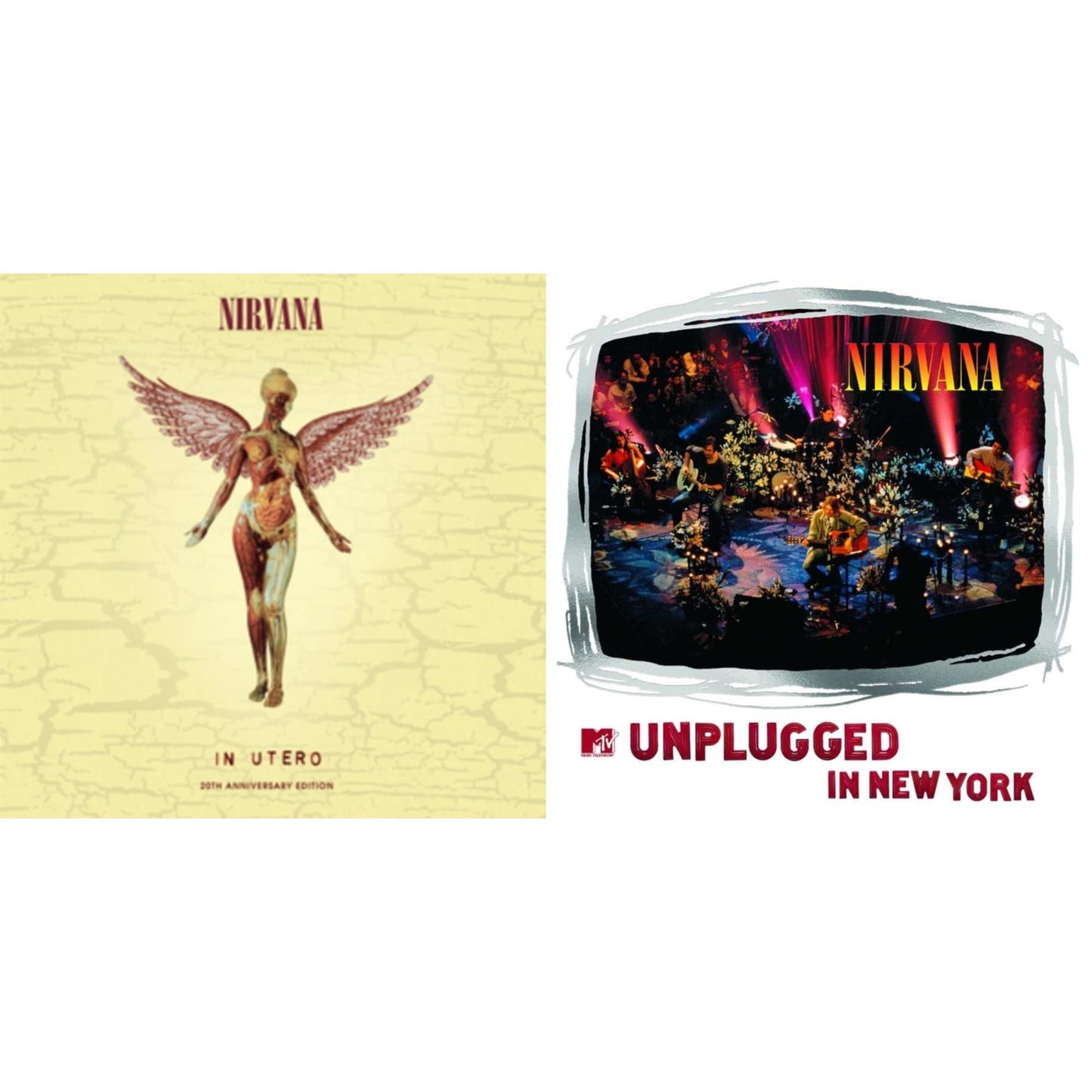 This is a 2 LP Vinyl SKU bundle.
1.This LP Vinyl is brand new.Format: LP VinylMusic Style: GrungeThis item's title is: In UteroArtist: NirvanaLabel: Universal Music GroupBarcode: 602537483464Release Date: 9/24/2013
2.This LP Vinyl is brand new.