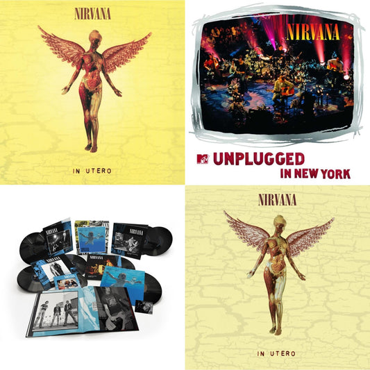 This is a 4 LP Vinyl SKU bundle.
1.This LP Vinyl is brand new.Format: LP VinylMusic Style: Alternative RockThis item's title is: Nevermind (30Th Anniversary/Super Deluxe/8LP/7Inch)Artist: NirvanaLabel: GEFFENBarcode: 602435979861Release Date: 5/27/2022
2.This LP Vinyl is brand new.