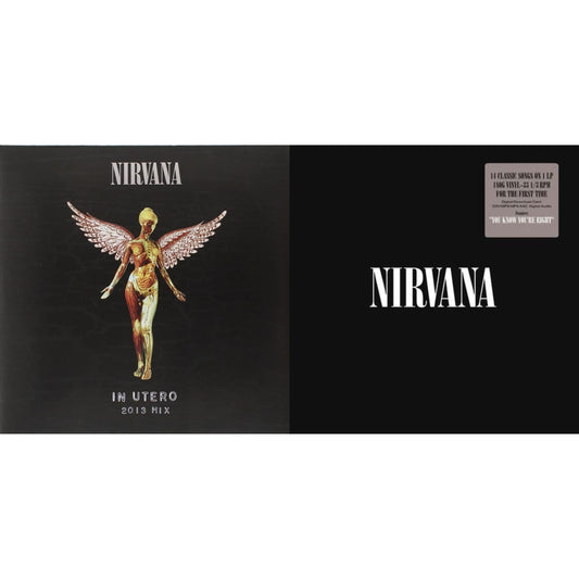 This is a 2 LP Vinyl SKU bundle.
1.This LP Vinyl is brand new.Format: LP VinylMusic Style: GrungeThis item's title is: In Utero: 2013 Mix (2LP)Artist: NirvanaLabel: GEFFEN RECORDSBarcode: 602537483471Release Date: 5/19/2014
2.This LP Vinyl is brand new.