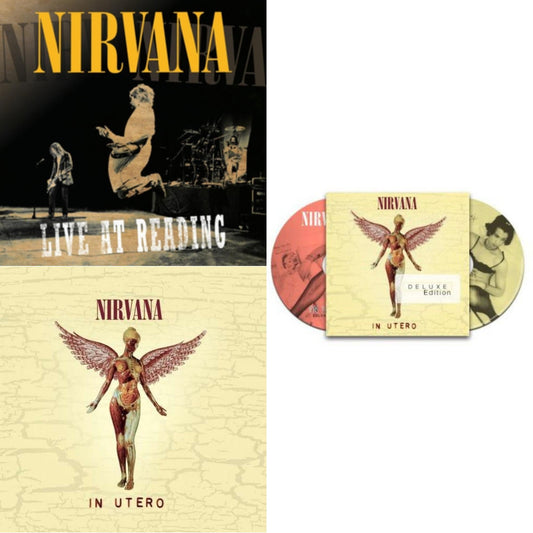This is a 3 CD SKU bundle.
1.This CD is brand new.Format: CDMusic Style: Alternative RockThis item's title is: Live At ReadingArtist: NirvanaLabel: DGCBarcode: 602527203676Release Date: 11/3/2009
2.This CD is brand new.