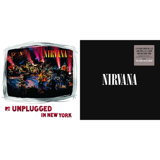 This is a 2 LP Vinyl SKU bundle.
1.This LP Vinyl is brand new.Format: LP VinylMusic Style: GrungeThis item's title is: Nirvana (150G/Dl Code)Artist: NirvanaLabel: GEFFENBarcode: 602547378781Release Date: 12/4/2015
2.This LP Vinyl is brand new.