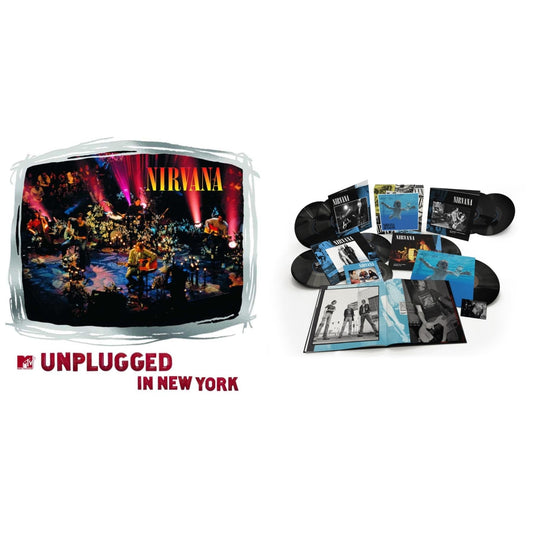 This is a 2 LP Vinyl SKU bundle.
1.This LP Vinyl is brand new.Format: LP VinylMusic Style: Alternative RockThis item's title is: Nevermind (30Th Anniversary/Super Deluxe/8LP/7Inch)Artist: NirvanaLabel: GEFFENBarcode: 602435979861Release Date: 5/27/2022
2.This LP Vinyl is brand new.
