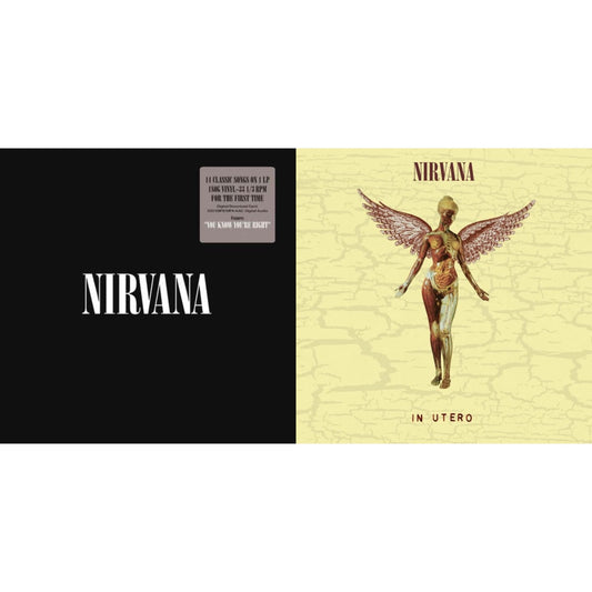 This is a 2 LP Vinyl SKU bundle.
1.This LP Vinyl is brand new.Format: LP VinylMusic Style: GrungeThis item's title is: In Utero (30Th Anniversary) (LP/10 Inch)Artist: NirvanaLabel: GEFFENBarcode: 602455178589Release Date: 10/27/2023
2.This LP Vinyl is brand new.