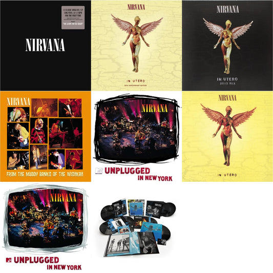 This is a 8 LP Vinyl SKU bundle.
1.This LP Vinyl is brand new.Format: LP VinylMusic Style: Alternative RockThis item's title is: Nevermind (30Th Anniversary/Super Deluxe/8LP/7Inch)Artist: NirvanaLabel: GEFFENBarcode: 602435979861Release Date: 5/27/2022
2.This LP Vinyl is brand new.