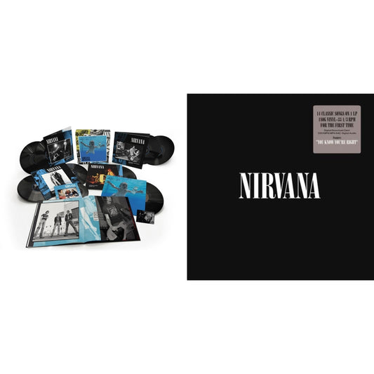 This is a 2 LP Vinyl SKU bundle.
1.This LP Vinyl is brand new.Format: LP VinylMusic Style: Alternative RockThis item's title is: Nevermind (30Th Anniversary/Super Deluxe/8LP/7Inch)Artist: NirvanaLabel: GEFFENBarcode: 602435979861Release Date: 5/27/2022
2.This LP Vinyl is brand new.