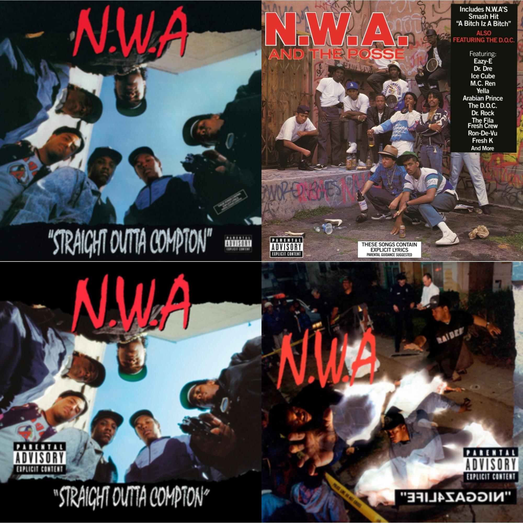 Straight Outta Compton & N.W.A. & The Posse (180G) & Straight Outta Compton & Niggaz4life (X)