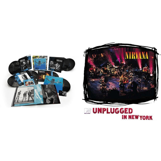 This is a 2 LP Vinyl SKU bundle.
1.This LP Vinyl is brand new.Format: LP VinylMusic Style: Alternative RockThis item's title is: Nevermind (30Th Anniversary/Super Deluxe/8LP/7Inch)Artist: NirvanaLabel: GEFFENBarcode: 602435979861Release Date: 5/27/2022
2.This LP Vinyl is brand new.