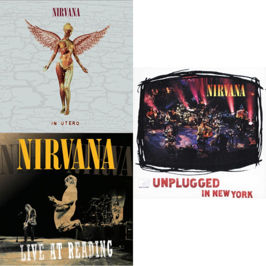 This is a 3 CD SKU bundle.
1.This CD is brand new.Format: CDMusic Style: GrungeThis item's title is: In Utero (30Th Anniversary) (2CD)Artist: NirvanaLabel: UMeBarcode: 602455178572Release Date: 10/27/2023
2.This CD is brand new.