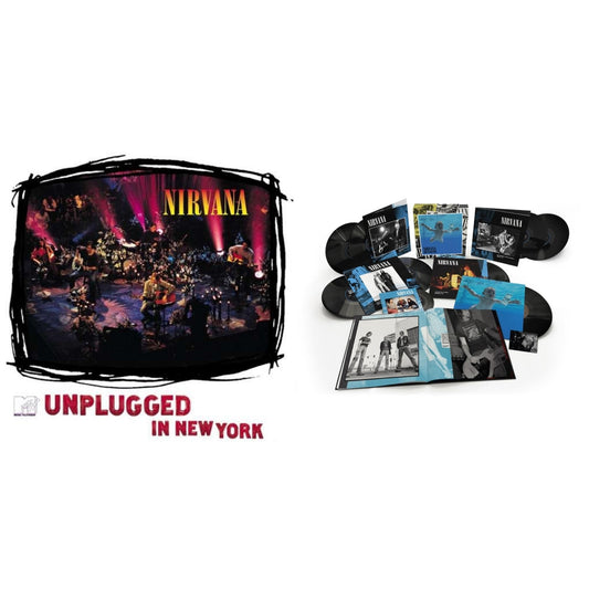 This is a 2 LP Vinyl SKU bundle.
1.This LP Vinyl is brand new.Format: LP VinylMusic Style: Alternative RockThis item's title is: Nevermind (30Th Anniversary/Super Deluxe/8LP/7Inch)Artist: NirvanaLabel: GEFFENBarcode: 602435979861Release Date: 5/27/2022
2.This LP Vinyl is brand new.