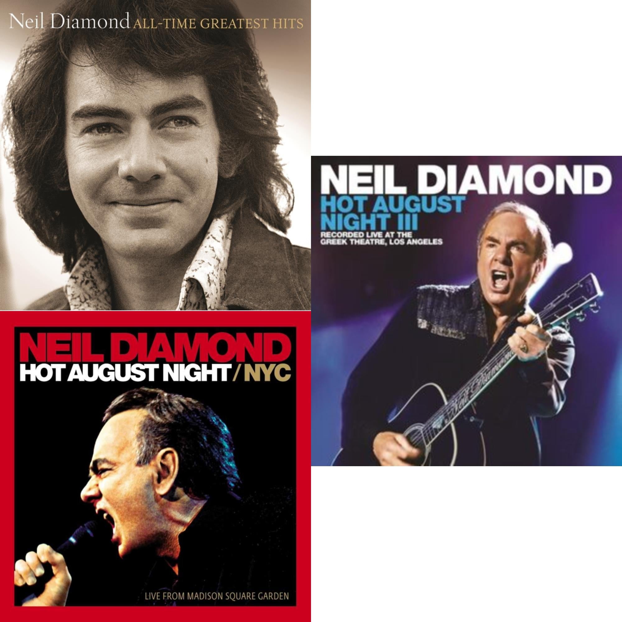 All-Time Greatest Hits & Hot August Night/Nyc Live From Madison Square Garden (2LP) & Hot August Night Iii (Sea Glass Vinyl/2LP)