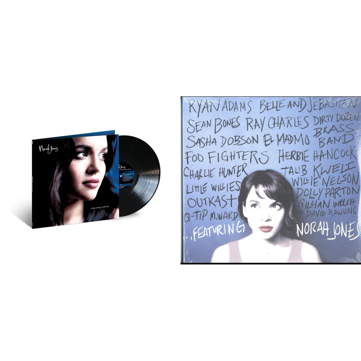 Norah Jones - Featuring & Come Away With Me (20Th Anniversary) - LP Vinyl Bundle