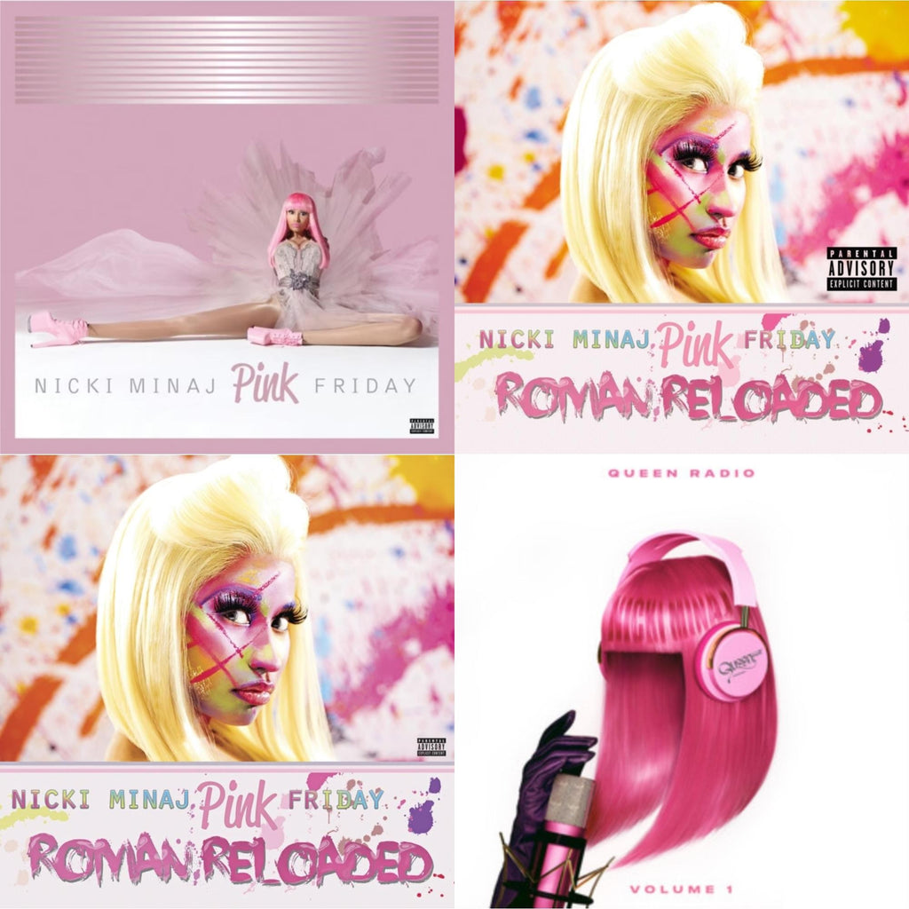 Pink Friday (10Th Anniversary/Pink Vinyl/2LP) & Pink Friday...Roman Reloaded (3LP) & Pink Friday...Roman Reloaded (2LP) & Queen Radio: Volume 1 (3LP)
