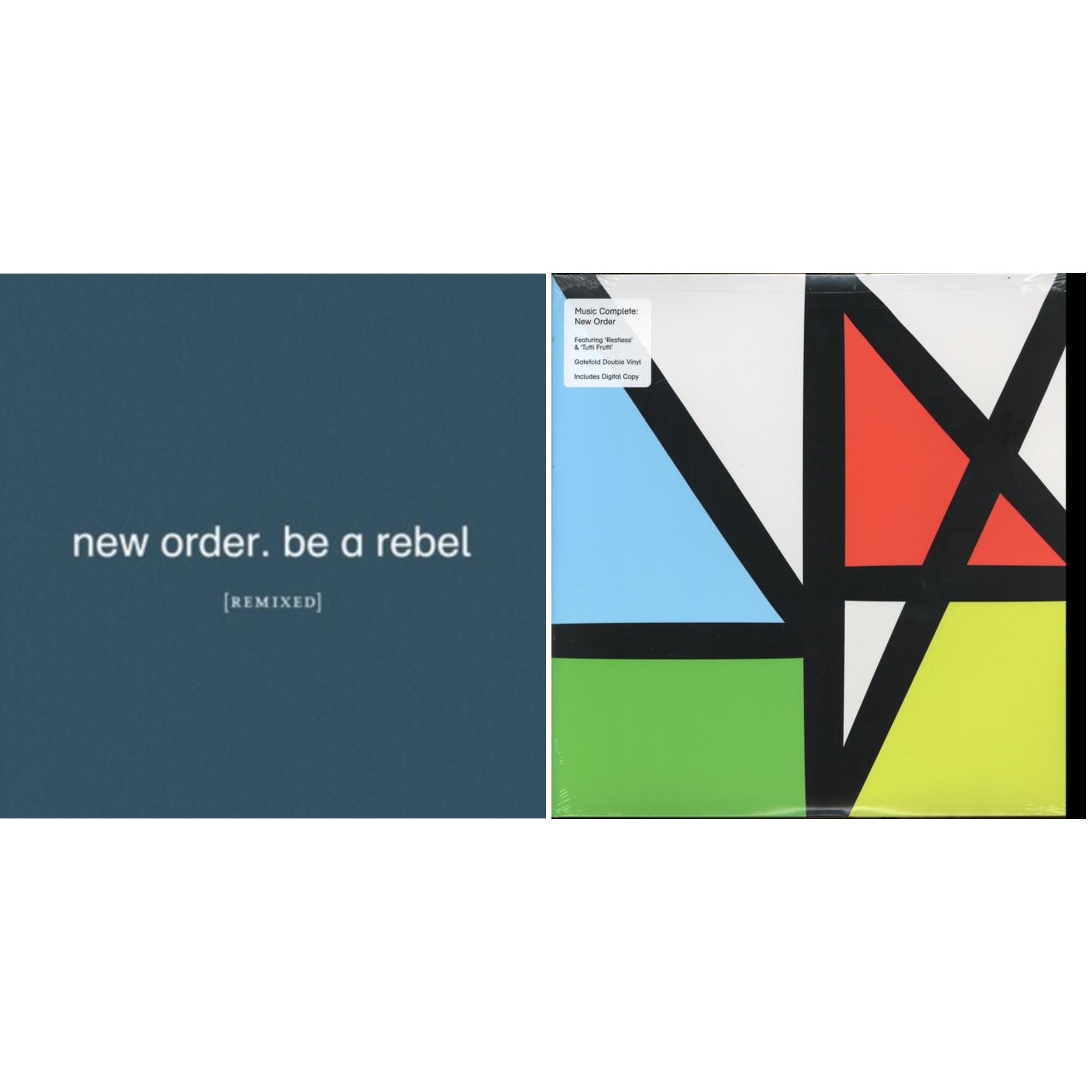 Be A Rebel Remixed (Limited Edition/Clear LP Vinyl) & Music Complete (2LP)