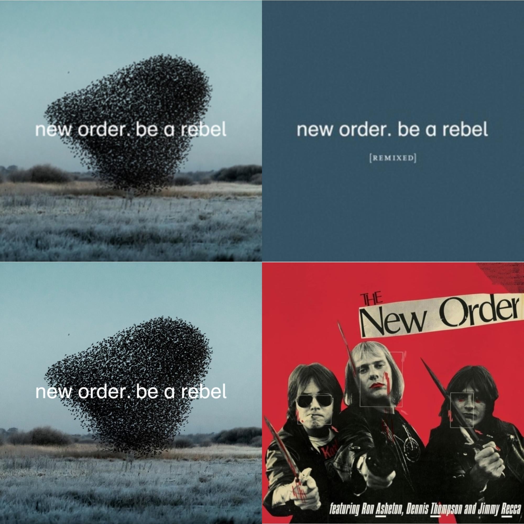 Be A Rebel Ep & Be A Rebel Remixed (Limited Edition/Clear LP Vinyl) & Be A Rebel & New Order (Marble LP Vinyl)