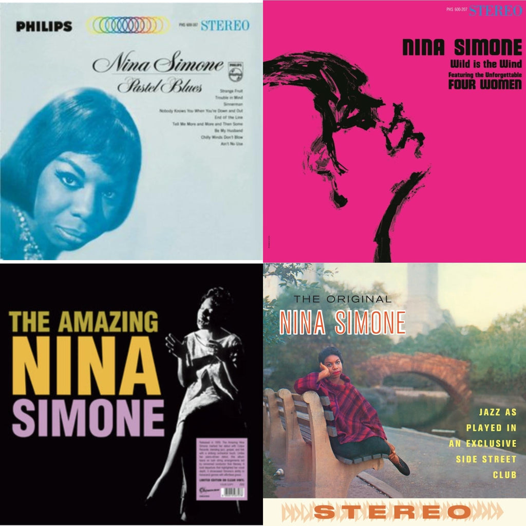 Pastel Blues & Wild Is The Wind (Verve Acoustic Sounds Series) & Amazing Nina Simone (Clear LP Vinyl) & Little Girl Blue (Limited Edition/Crystar Clear LP Vinyl)