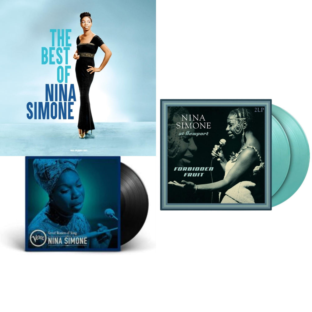 Best Of (Coloured LP Vinyl) & Great Women Of Song: Nina Simone & At Newport / Forbidden Fruit (2LP/180G/Solid Turquiose Vinyl)