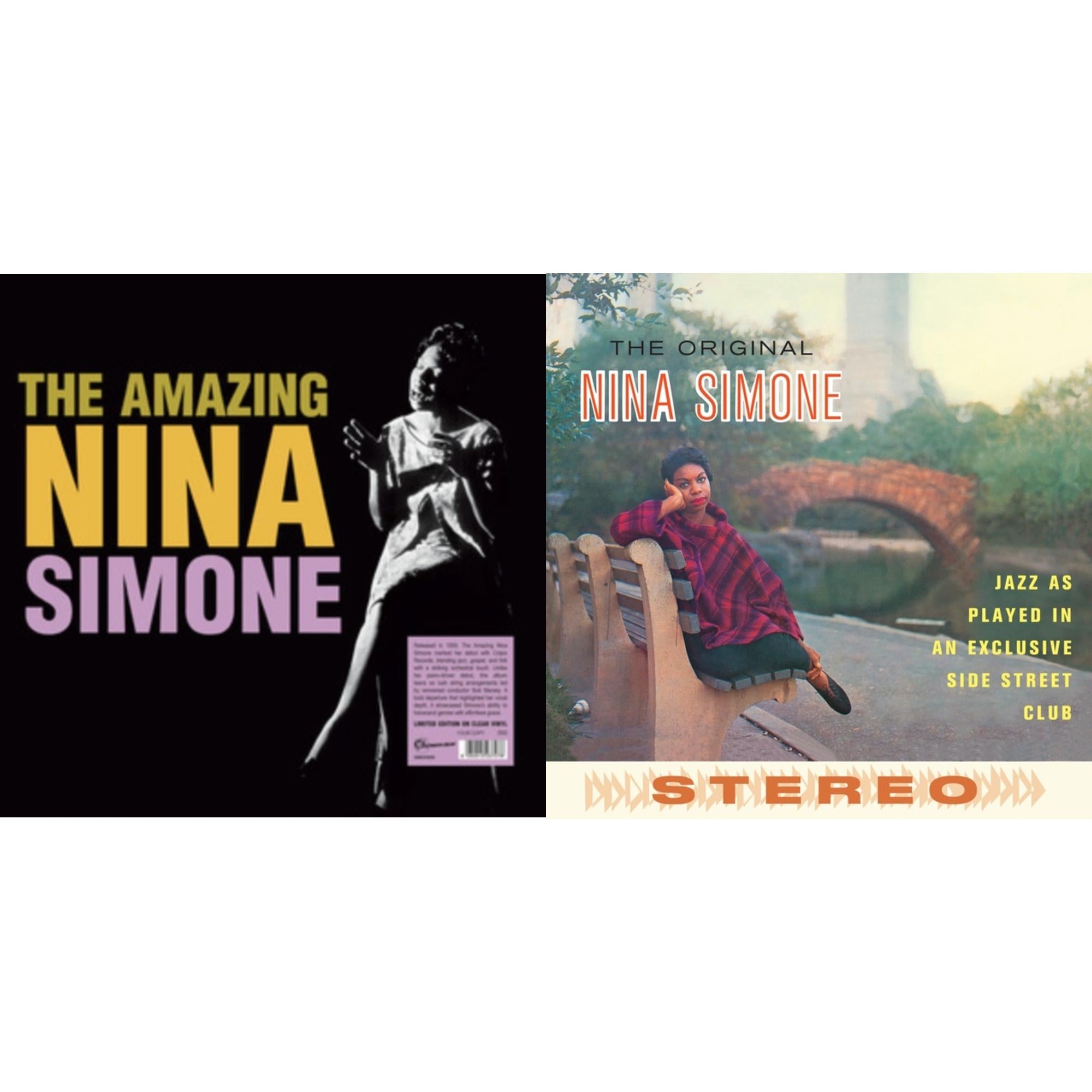 Amazing Nina Simone (Clear LP Vinyl) & Little Girl Blue (Limited Edition/Crystar Clear LP Vinyl)
