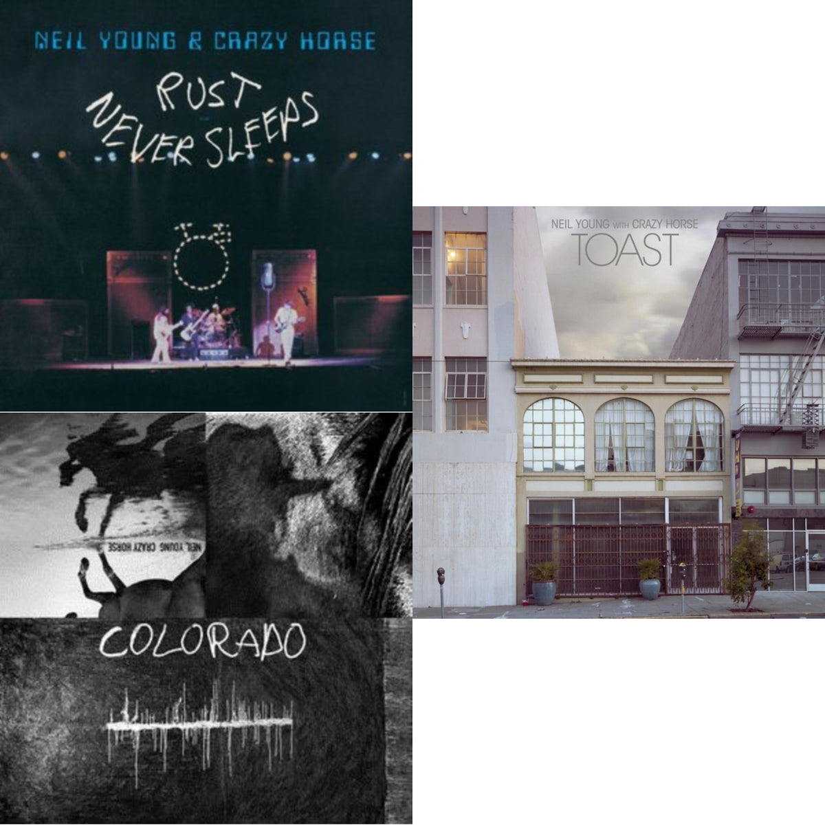 Toast (2LP) & Colorado (3-Sided 2LP/7Inch) & Rust Never Sleeps (Remastered)